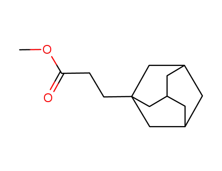 Molecular Structure of 29542-59-4 (methyl 3-(adamantan-1-yl)propanoate)