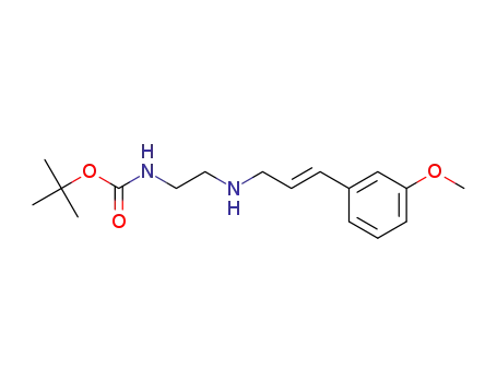 (E)-tert-butyl 2-(3-(3-methoxyphenyl)allylamino)ethylcarbamate