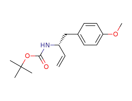 (-)-(R)-N-(tert-butoxycarbonyl)-3-amino-4-(p-methyloxyphenyl)-1-butene