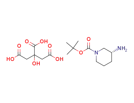 R-1-BOC-3-aMino piperidine citric acid salt