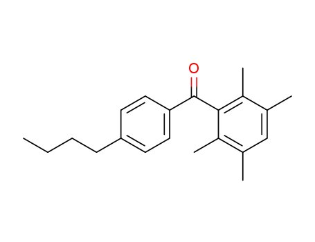 Molecular Structure of 111028-85-4 (4'-butyl-2,3,5,6-tetramethyl-benzophenone)