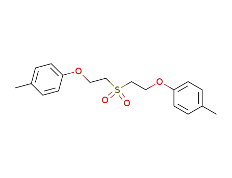 bis-(2-<i>p</i>-tolyloxy-ethyl)-sulfone
