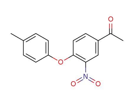 Molecular Structure of 31477-15-3 (3-Nitro-4-<4-methyl-phenoxy>-acetophenon)