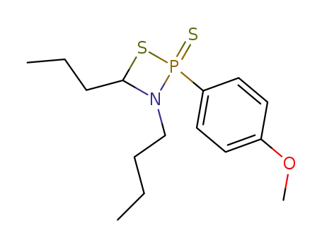 3-Butyl-2-(4-methoxy-phenyl)-4-propyl-[1,3,2]thiazaphosphetidine 2-sulfide