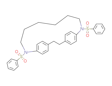 1,8-bis-benzenesulfonyl-1,8-diaza-[8.2]paracyclophane