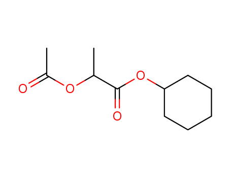 Propanoic acid,2-(acetyloxy)-, cyclohexyl ester