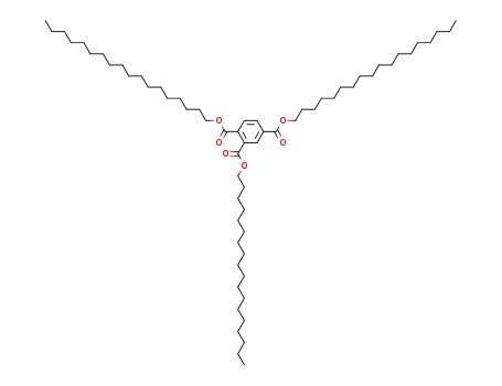 Molecular Structure of 29220-93-7 (Benzene-1,2,4-tricarboxylic acid=Trioctadecyl)