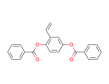Molecular Structure of 2231-94-9 (1,4-Benzenediol, 2-ethenyl-, dibenzoate)