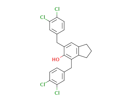 4,6-bis-(3,4-dichloro-benzyl)-indan-5-ol