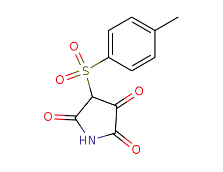 Molecular Structure of 99972-93-7 (4-(toluene-4-sulfonyl)-pyrrolidine-2,3,5-trione)