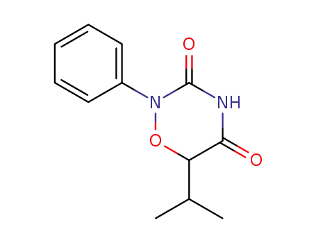 2H-1,2,4-Oxadiazine-3,5(4H,6H)-dione, 6-(1-methylethyl)-2-phenyl-