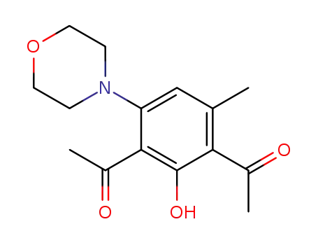 1,3-Diacetyl-2-hydroxy-6-methyl-4-(4-morpholino)-benzol