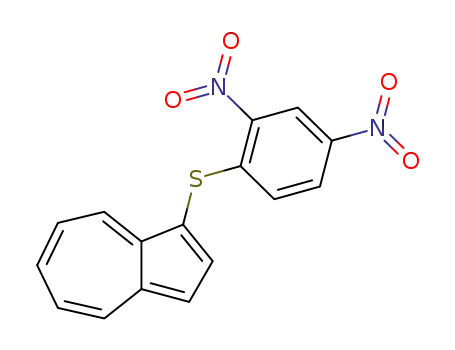 Molecular Structure of 101278-82-4 (azulen-1-yl-(2,4-dinitro-phenyl)-sulfide)