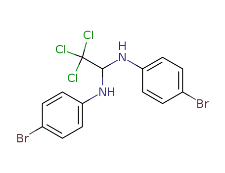 Molecular Structure of 83320-61-0 (1,1-Ethanediamine,N,N'-bis(4-bromophenyl)-2,2,2-trichloro-)