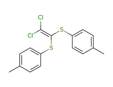 Benzene, 1,1'-[(dichloroethenylidene)bis(thio)]bis[4-methyl-