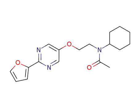 <i>N</i>-cyclohexyl-<i>N</i>-[2-(2-furan-2-yl-pyrimidin-5-yloxy)-ethyl]-acetamide