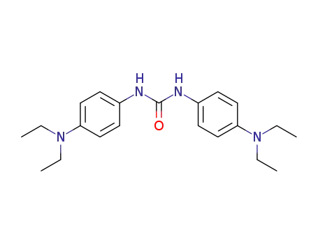 Molecular Structure of 100628-47-5 (<i>N</i>,<i>N</i>'-bis-(4-diethylamino-phenyl)-urea)