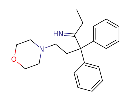 Molecular Structure of 66859-75-4 (2,2-Diphenyl-1-ethyl-4-morpholino-1-butanimine)