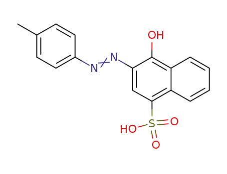Molecular Structure of 10521-22-9 (2-(p-methylophenylazo)-1-naphthol-4-sulfonic acid)