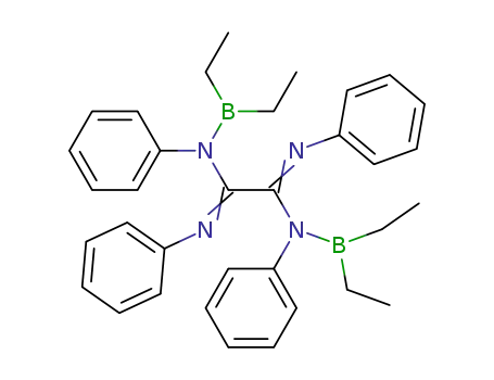 N<sub>.</sub>N''-Bis-diaethylboryl-N<sub>.</sub>N'.N''.N'''-tetraphenyl-oxamidin