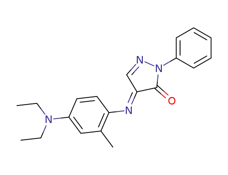 4-(4-diethylamino-2-methyl-phenylimino)-2-phenyl-2,4-dihydro-pyrazol-3-one