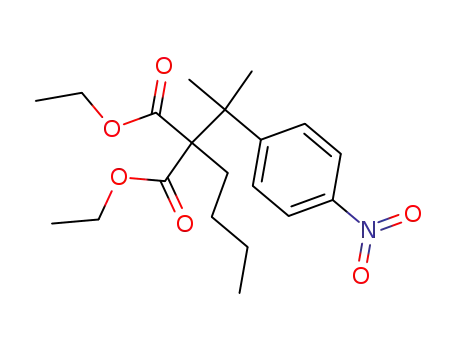 n-butyl(p-nitrocumyl)malonic acid diethyl ester