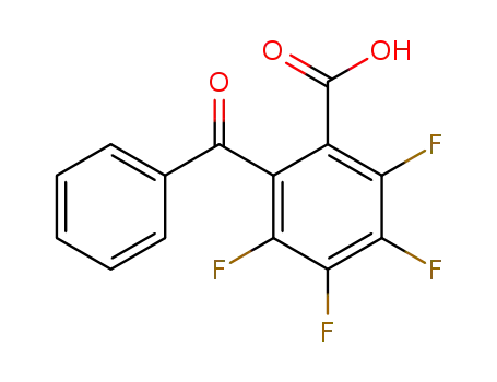 Molecular Structure of 5938-44-3 (2-benzoyl-3,4,5,6-tetrafluorobenzoic acid)