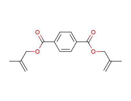 Molecular Structure of 2985-54-8 (1,4-Benzenedicarboxylic acid, bis(2-methyl-2-propenyl) ester)
