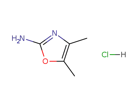 Molecular Structure of 91114-85-1 (2-Oxazolamine, 4,5-dimethyl-, monohydrochloride)