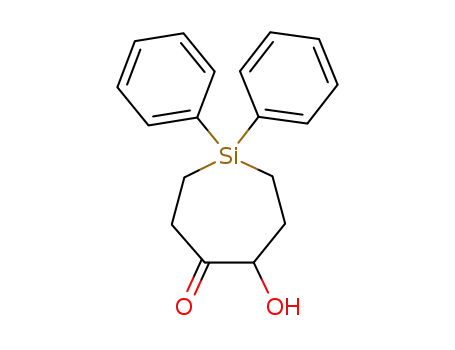 5-hydroxy-1,1-diphenyl-silepan-4-one