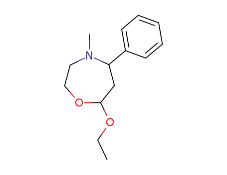 1,4-Oxazepine, 7-ethoxyhexahydro-4-methyl-5-phenyl-