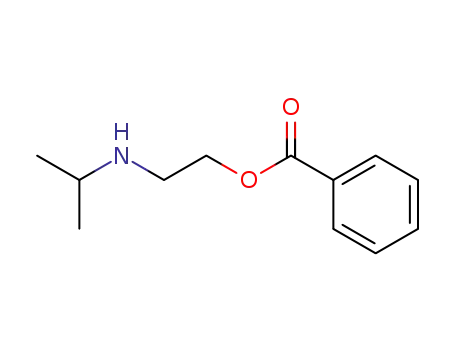 Molecular Structure of 91564-05-5 (1-benzoyloxy-2-isopropylamino-ethane)