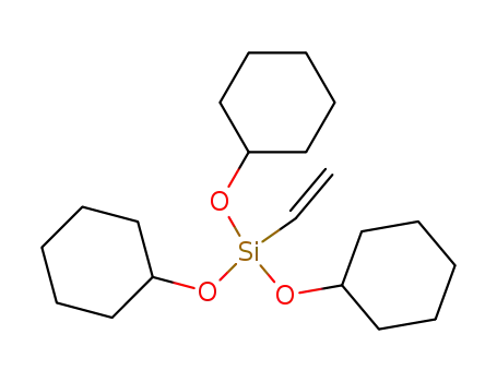 Molecular Structure of 18724-16-8 (tris-cyclohexyloxy-vinyl-silane)