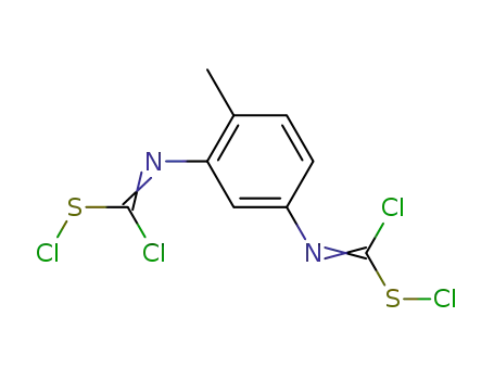 N,N'-2,4-Tolylen-bis-<S-chlor-isothiocarbamoylchlorid>