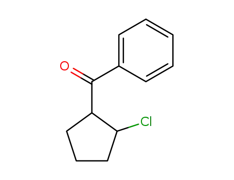 Molecular Structure of 34284-31-6 ((2-chloro-cyclopentyl)-phenyl ketone)