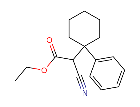 Cyclohexaneacetic acid,a-cyano-1-phenyl-, ethyl ester cas  25593-96-8