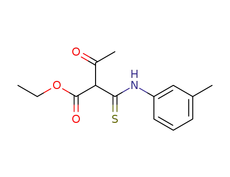 2-acetyl-<i>N</i>-<i>m</i>-tolyl-3-thio-malonamic acid ethyl ester
