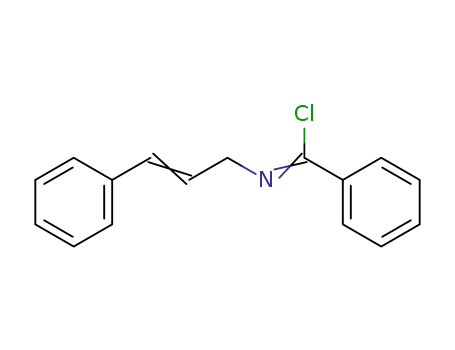 N-((Z)-3-Phenyl-allyl)-benzimidoyl chloride