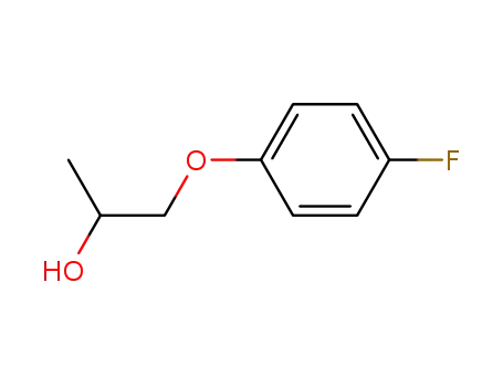 Molecular Structure of 206125-75-9 ((S)-(+)-1-(4-FLUOROPHENOXY)-2-PROPANOL)