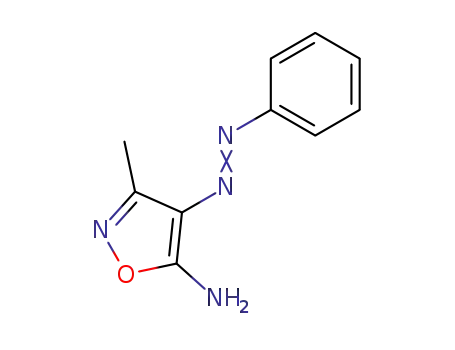 Molecular Structure of 55622-09-8 (5-amino-3-methyl-4-phenylazoisoxazole)