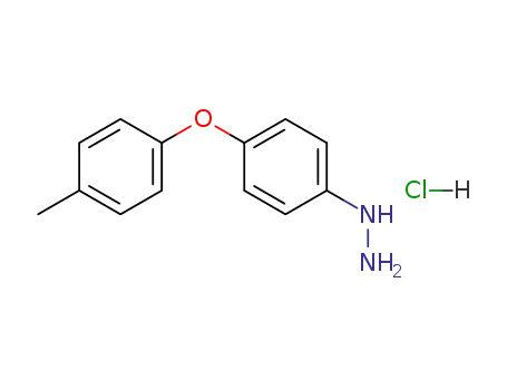 Molecular Structure of 108902-83-6 (4-(4-METHYLPHENOXY)PHENYLHYDRAZINE HYDROCHLORIDE)