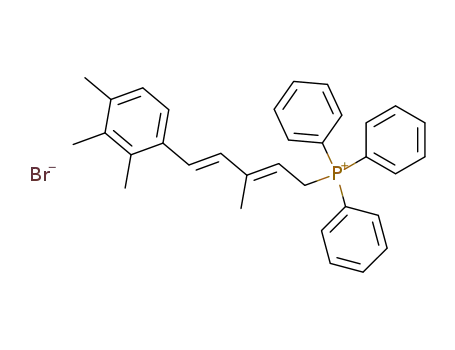 3-methyl-5-(2,3,4-trimethylphenyl)penta-2,4-dien-1-yltriphenylphosphonium bromide