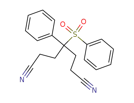 4-benzenesulfonyl-4-phenyl-heptanedinitrile