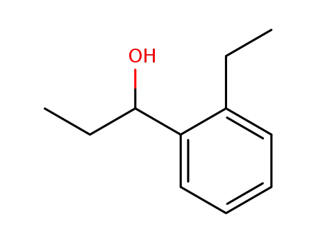 Molecular Structure of 67541-89-3 (1-(2-ethylphenyl)propanol)