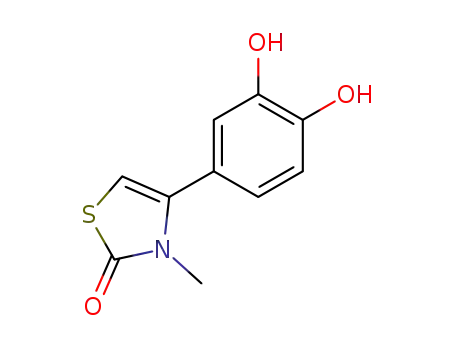 4-(3,4-dihydroxy-phenyl)-3-methyl-3<i>H</i>-thiazol-2-one