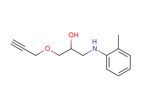 1-(2-methyl-anilino)-3-prop-2-ynyloxy-propan-2-ol