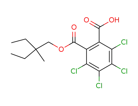 tetrachloro-phthalic acid mono-(2-ethyl-2-methyl-butyl ester)