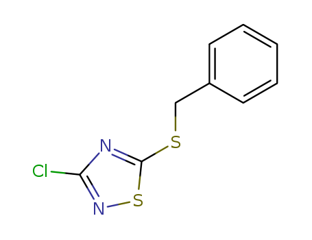 3-chloro-5-[(phenylmethyl)thio]-1,2,4-Thiadiazole