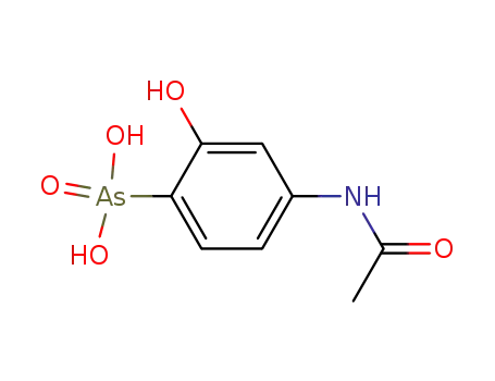 Molecular Structure of 6318-61-2 (4-Acetylamino-2-hydroxyphenylarsonic acid)