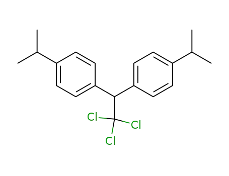 Molecular Structure of 19679-29-9 (1,1,1-trichloro-2,2-bis-(4-isopropyl-phenyl)-ethane)